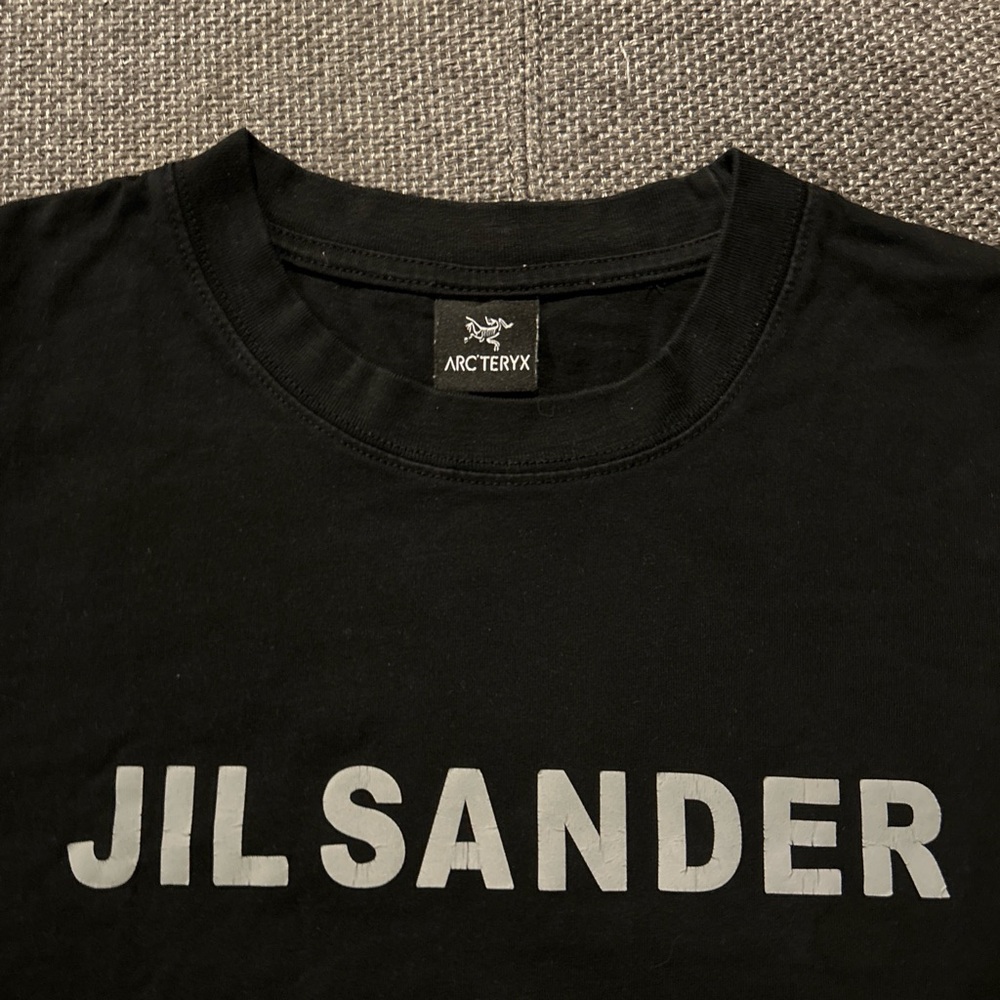 Arc'teryx Black Graphic Tee with 3M Jil Sander Logo